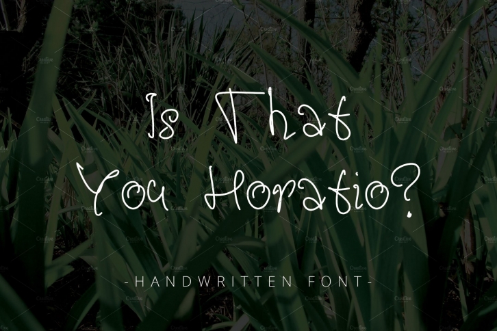 Is That You Horatio? Font Download