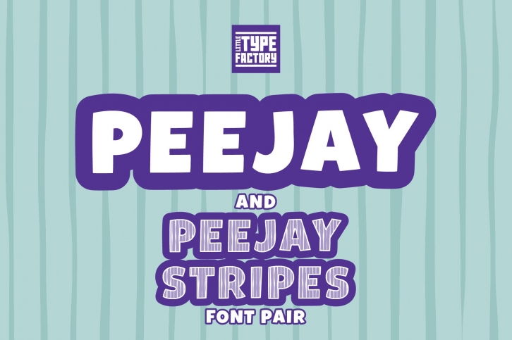 Peejay  Peejay Stripes Pair Font Download