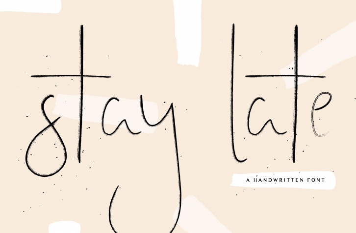 Stay Late Font Download