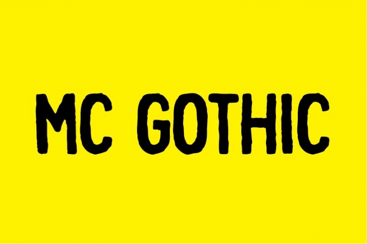 MC GOTHIC Font Download