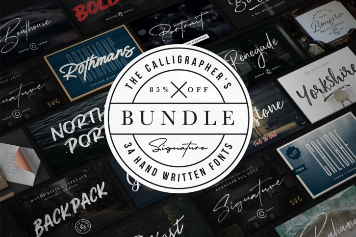 The Calligrapher's Bundle Font Download