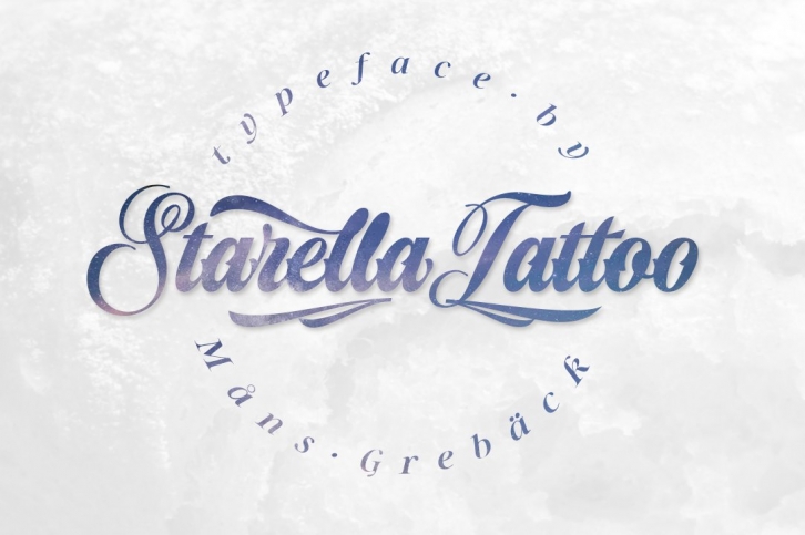 Starella Tattoo Font Download