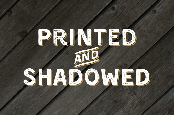 Kent 4F (Printed  Shadowed) Font Download