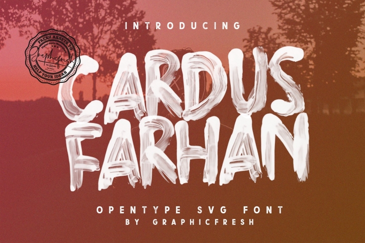 Cardus Brush SVG Font Download