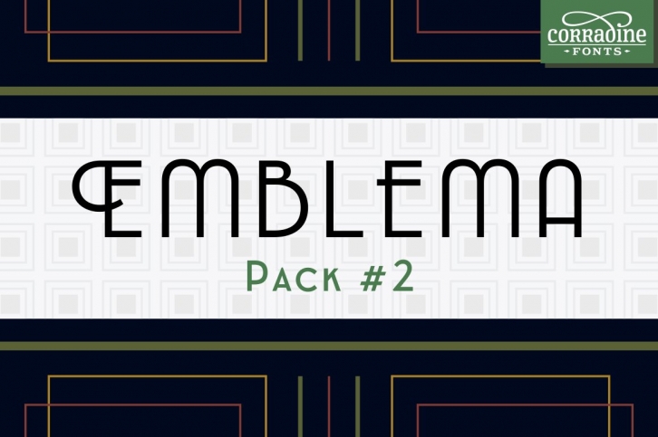 Emblema Pack #2 Font Download