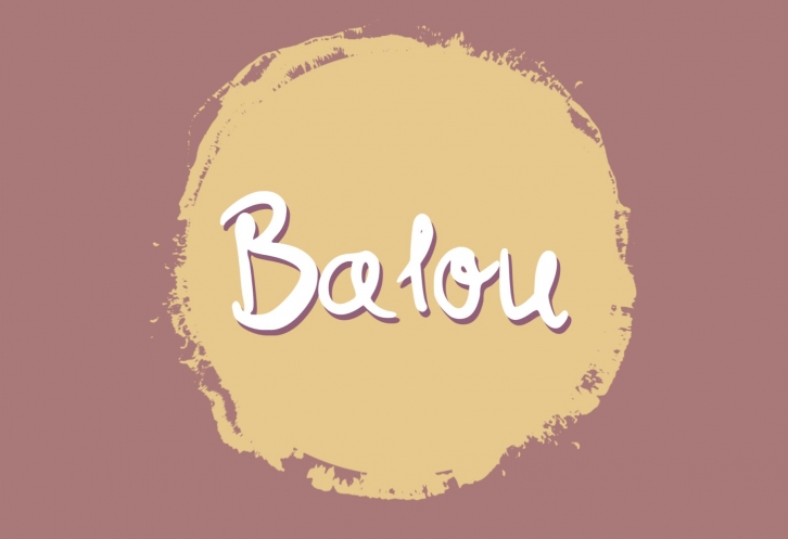 Balou Handwritten Font Download