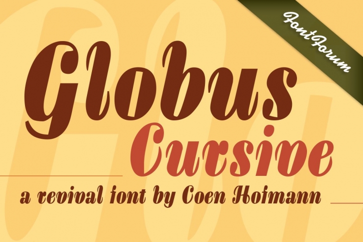 Globus Cursive Font Download