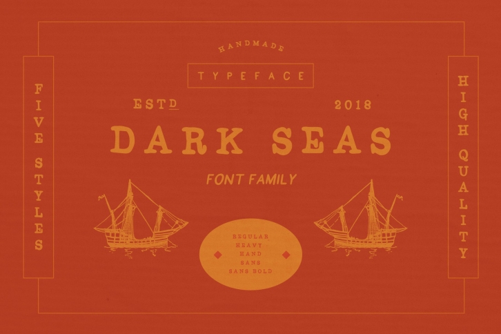 Dark Seas Family Font Download
