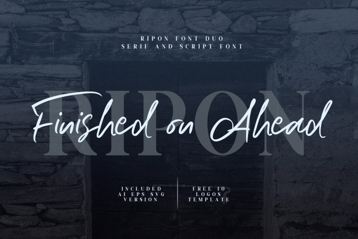 NEW! Ripon Duo + Bonus Font Download