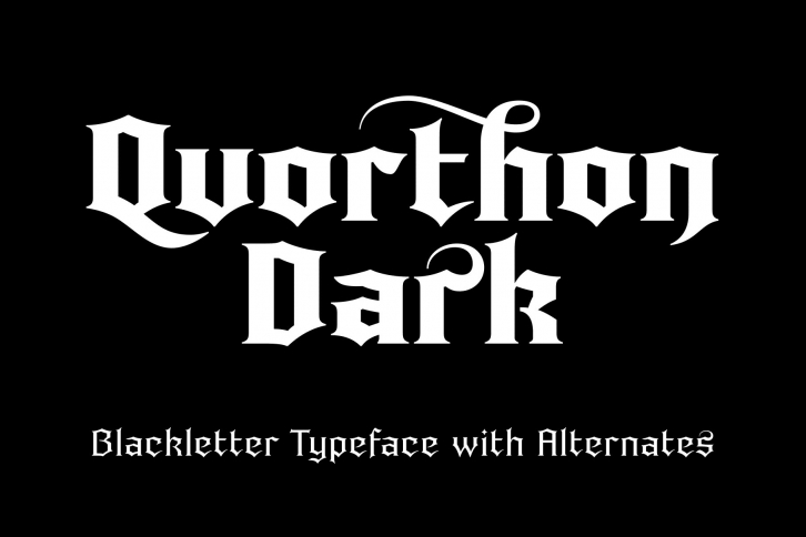 Quorthon Dark – 5 Pack Font Download