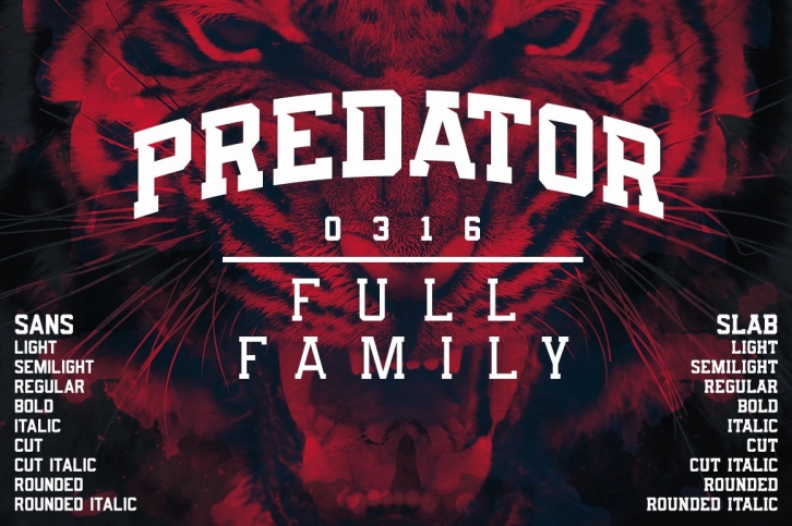 Predator 0316 Font Download
