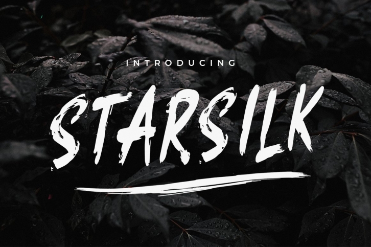 Starsilk Brush Font Download