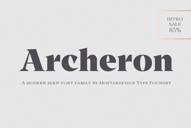 Archeron  Archeron Stencil-85% off Font Download