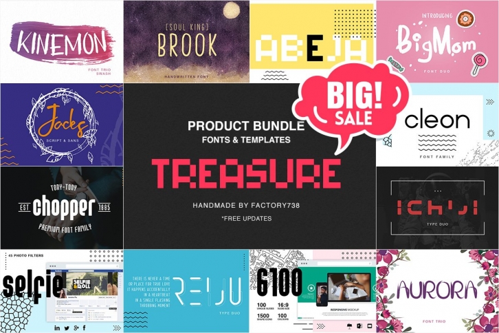 Treasure 50%OFF Font Download