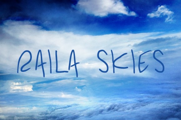 Raila Skies Font Download