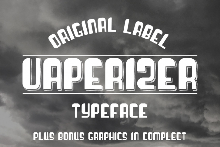 Vaperizer Typeface + Bonus Font Download