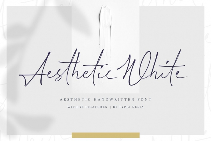 Aesthetic White Font Download
