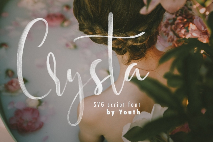 Crysta SVG script Font Download