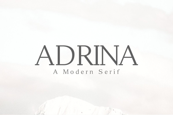 Adrina Modern Serif Family Font Download