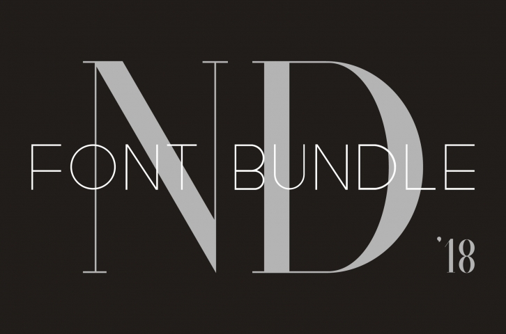 ND FONT BUNDLE '18 Font Download