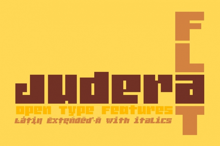 Judera Flat [2 fonts] Font Download