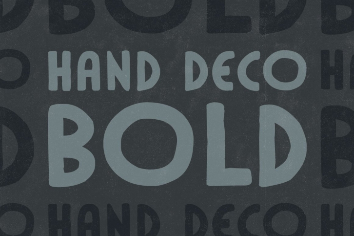 HandDeco Bold Font Download