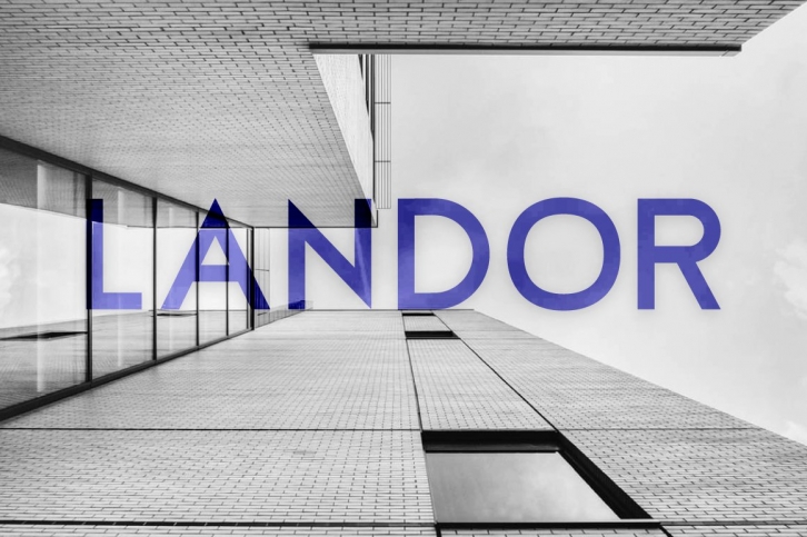 Landor Display Typeface Font Download