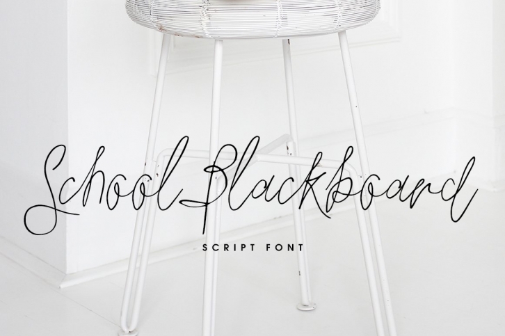 School Blackboard Font Download