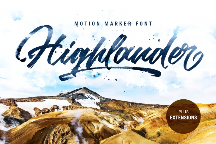 Highlander marker script Font Download