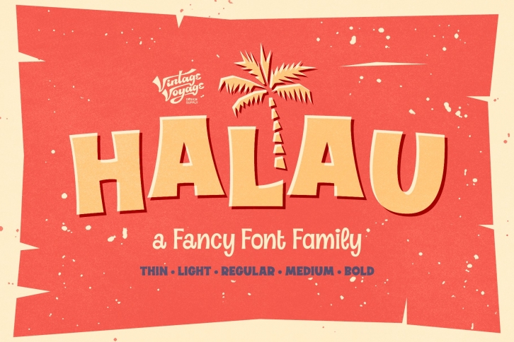 Halau â€¢ A Fancy Family Font Download
