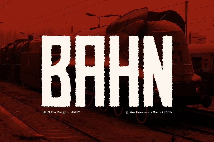 BAHN Pro Rough Font Download