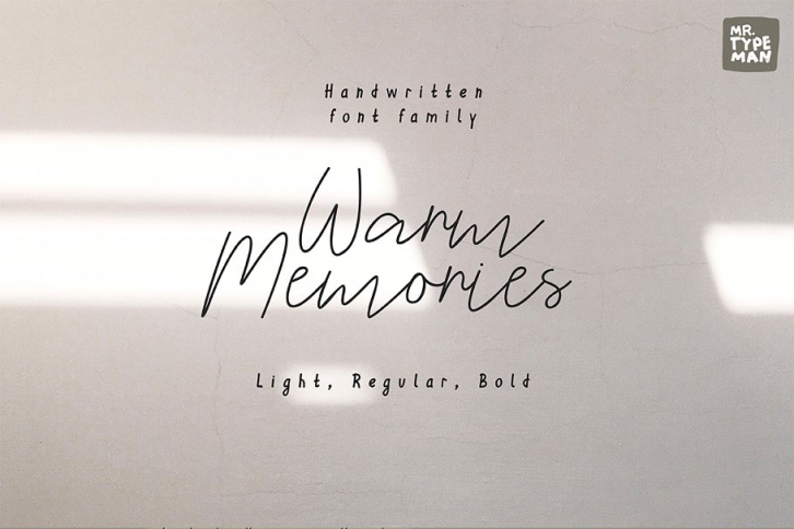 Warm Memories Font Download