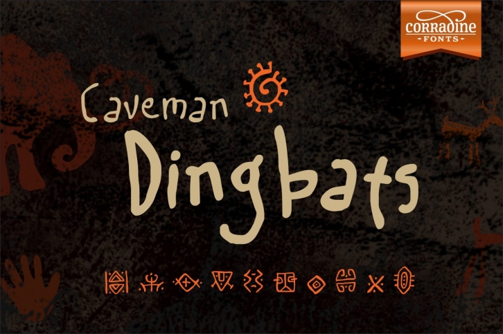 Caveman Dingbats Font Download