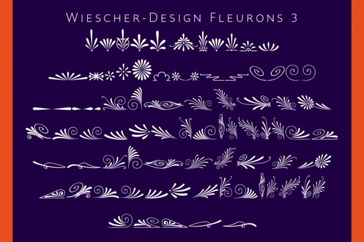 Fleurons 5-Pack Font Download
