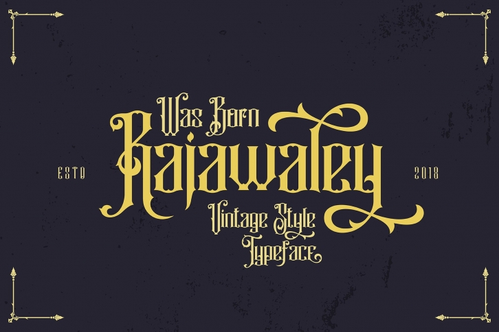 Rajawaley Typeface Font Download