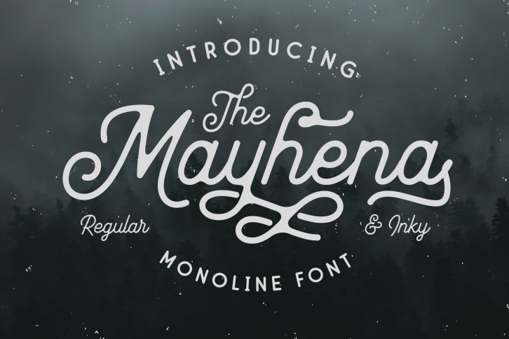 Mayhena Monoline Font Download