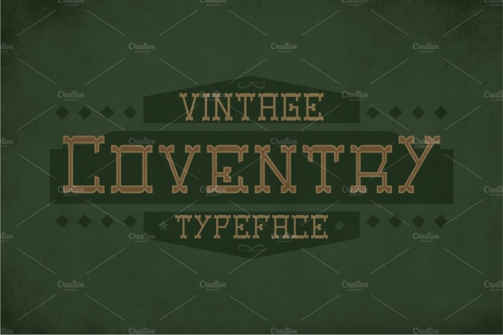 Coventry Label Typeface Font Download