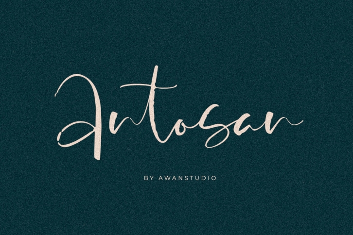 Antosan Script Font Download