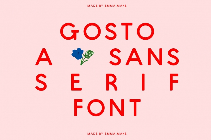 Gosto A Sans Serif Font Download