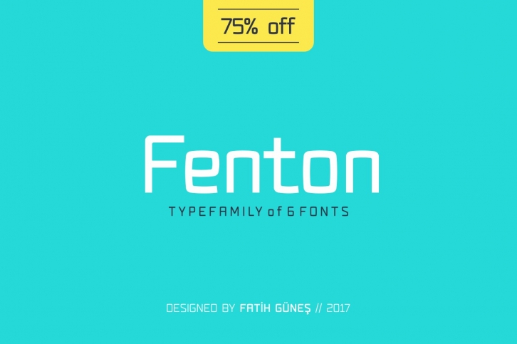 Fenton Typeface Family 75% OFF Font Download