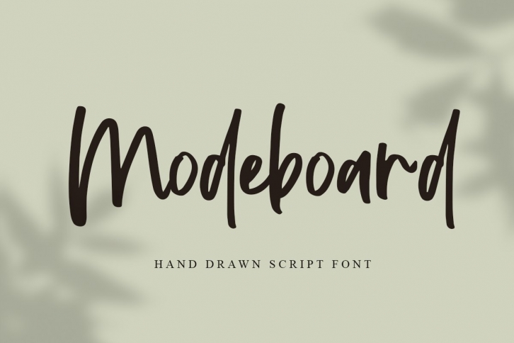 Modeboard Handwritten Script Font Download