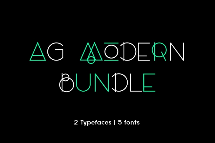 AG Modern Bundle Font Download