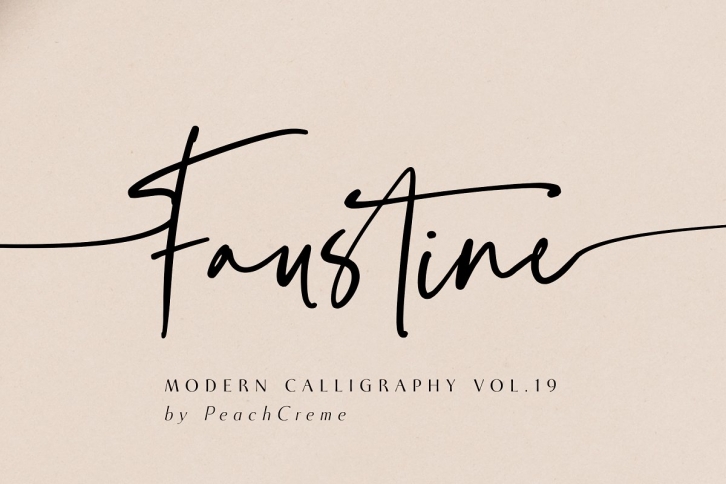 Faustine //Modern Script Font Download