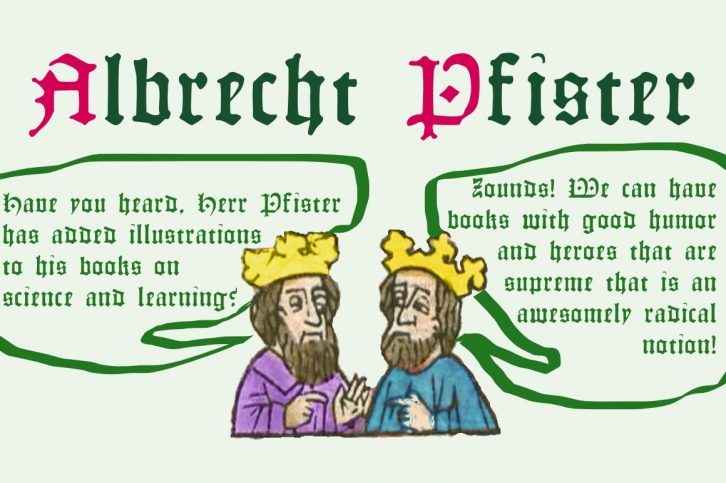 Albrecht Pfister Font Download