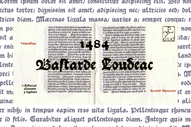 1484 Bastarde Loudeac (V2) OTF Font Download