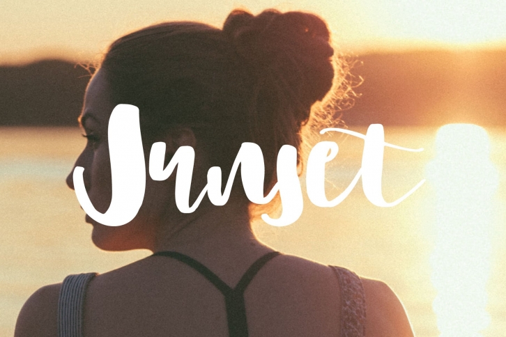 sunset font Font Download
