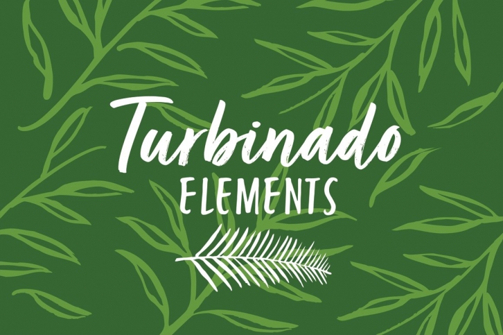 Turbinado Elements Font Download