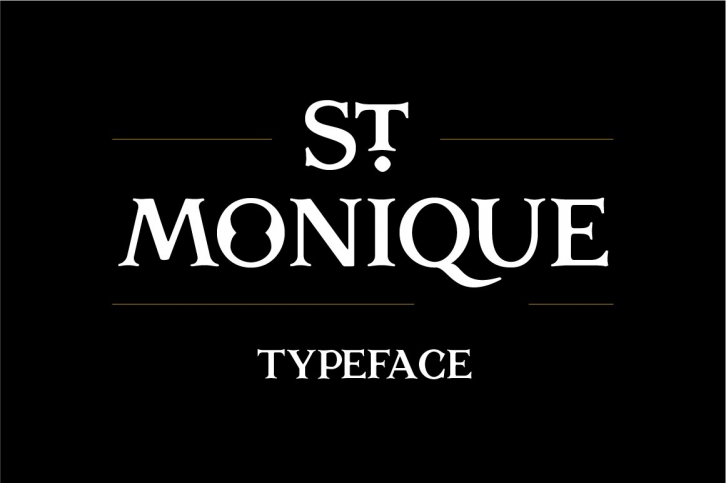 St. Monique Typeface Font Download