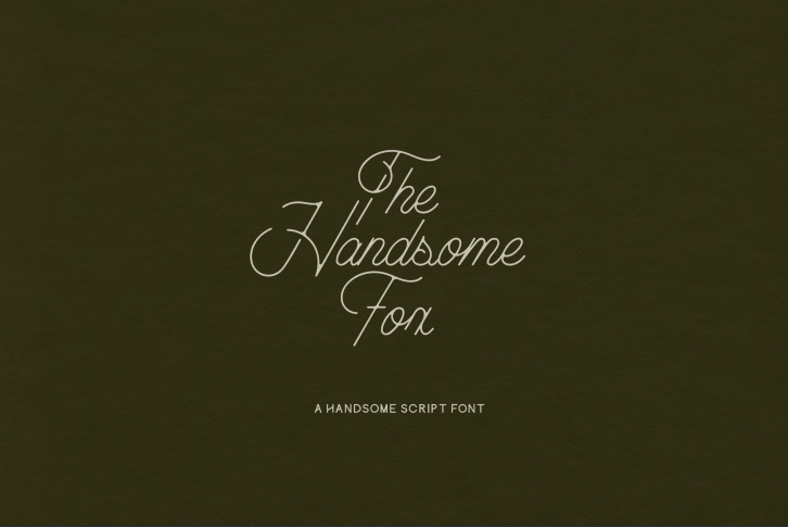 The Handsome Fox Font Download