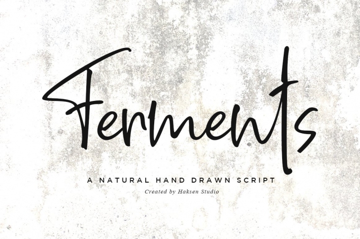 Ferments // Handwritten Scripts Font Download